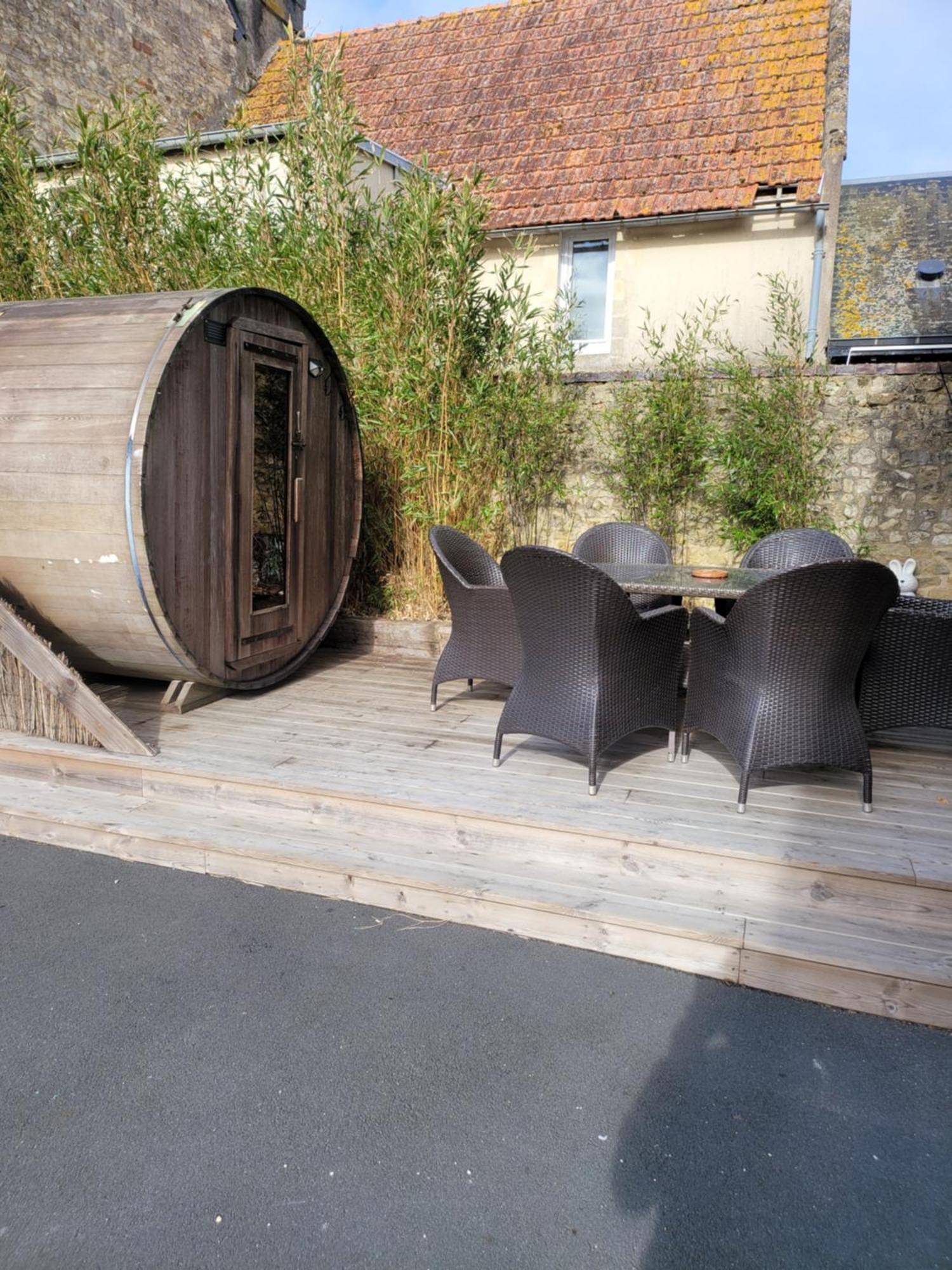 Gite L'Ardoisier 7 Pers Sauna Bayeux 2Km Guéron エクステリア 写真